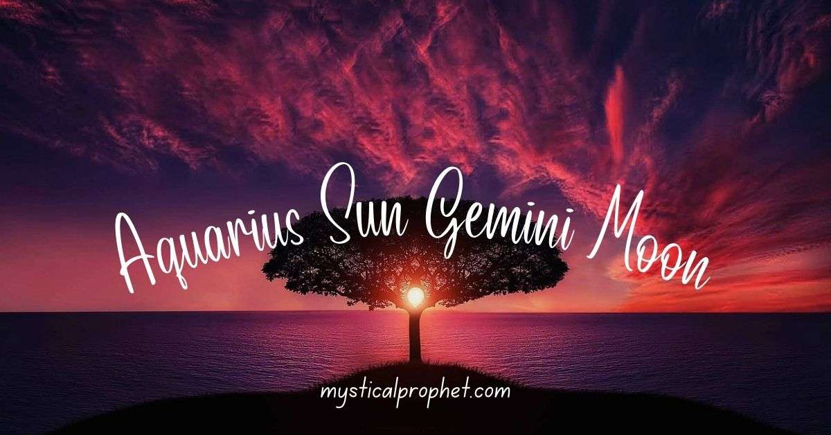 Aquarius Sun Gemini Moon