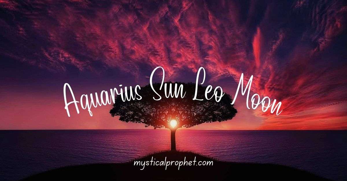 Aquarius Sun Leo Moon